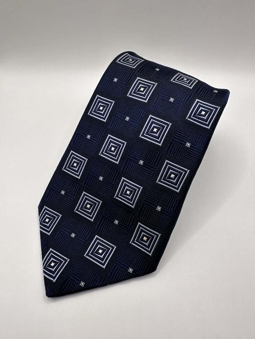 Robert Talbott “Best of Class” for Nordstrom Silk Tie – Navy Geometric
